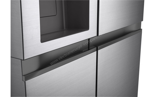 LG GSLV50PZXF - Zoom sur les poign&eacute;es int&eacute;gr&eacute;es