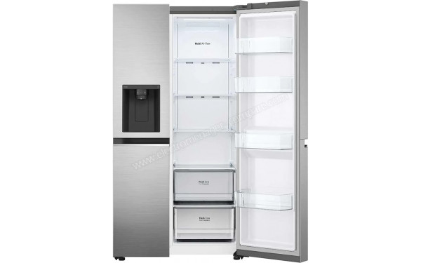 LG GSLV70PZTF - Vue de l'int&eacute;rieur partie r&eacute;frig&eacute;rateur