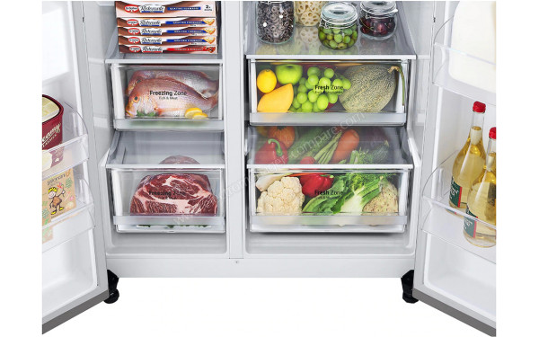 LG GSLV70PZTF - Bacs fra&icirc;cheurs et tiroirs cong&eacute;lateur