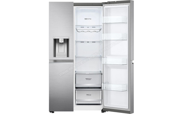 LG GSLV80PZLF - Vue de l'int&eacute;rieur partie r&eacute;frig&eacute;rateur