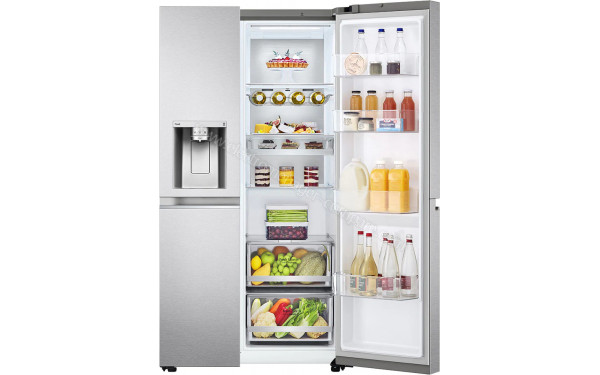 LG GSLV90MBAD - Vue de l'int&eacute;rieur partie r&eacute;frig&eacute;rateur