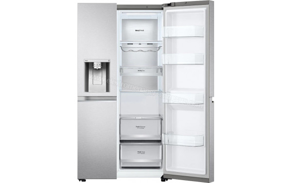 LG GSLV90MBAD - Vue de l'int&eacute;rieur partie r&eacute;frig&eacute;rateur