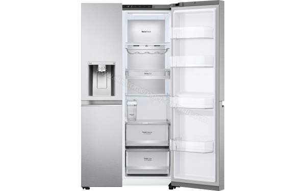 LG GSLV91MBAC - Vue de l'int&eacute;rieur partie r&eacute;frig&eacute;rateur