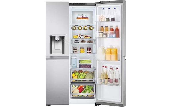 LG GSLV91MBAC - Vue de l'int&eacute;rieur partie r&eacute;frig&eacute;rateur