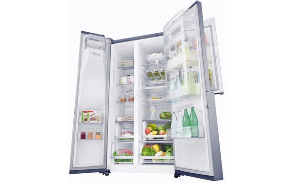 LG GSS6671PS - Vue avec portes ouvertes (cr&eacute;dit : Boulanger)