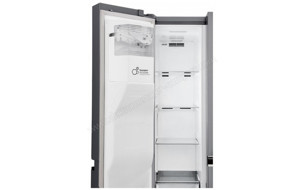 LG GSS6691PS - Vue de la partie cong&eacute;lateur