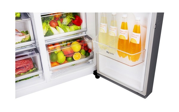 LG GSS6691PS - Vue du bac &agrave; l&eacute;gumes