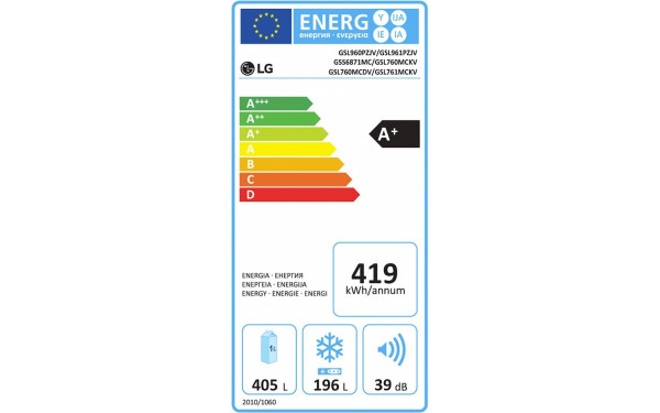 LG GSS6871MC - &Eacute;tiquette &eacute;nergie