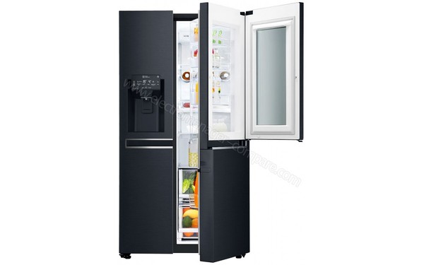 LG GSX960MTAZ - Vue de face portes refrig&eacute;rateur ouvertes