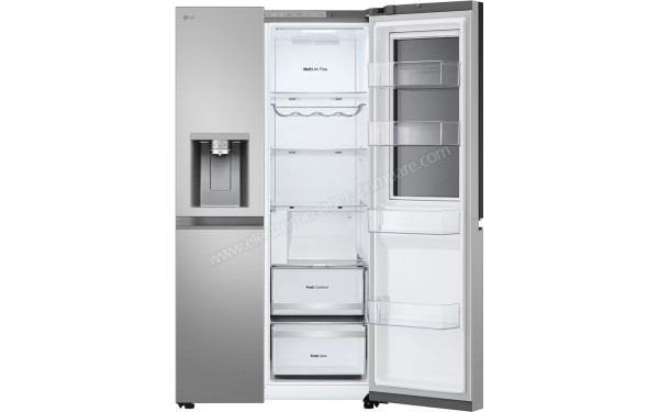 LG GSXE80PYBD - Vue de l'int&eacute;rieur partie r&eacute;frig&eacute;rateur