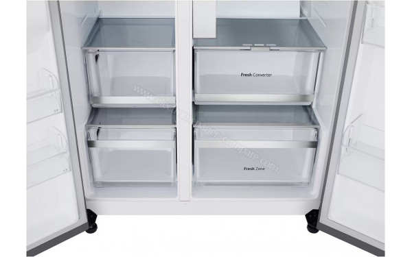 LG GSXE80PYBD - Bacs fra&icirc;cheurs partie r&eacute;frig&eacute;rateur et tiroirs partie cong&eacute;lateur