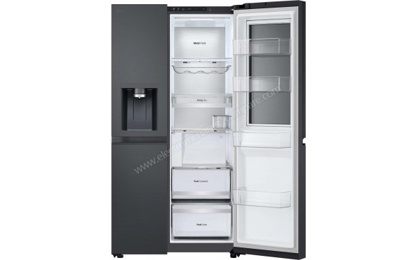 LG GSXE90EVDD - Vue de l'int&eacute;rieur partie r&eacute;frig&eacute;rateur