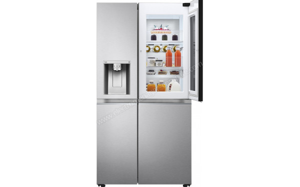 LG GSXV90BSAE - Vue de face home bar ouvert