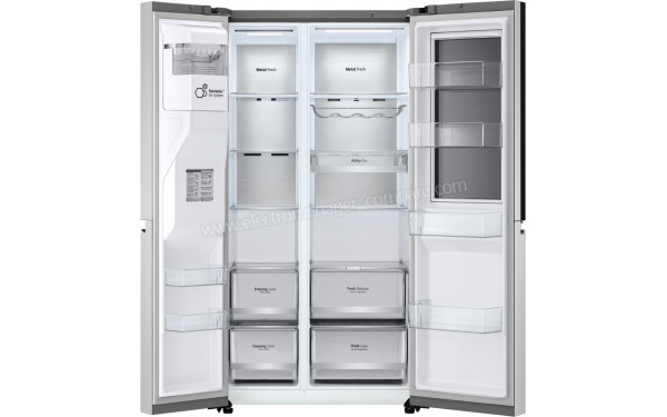 LG GSXV90BSAE - Vue de l'int&eacute;rieur vide