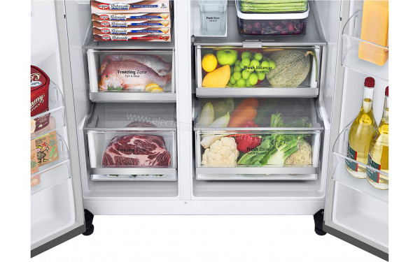 LG GSXV91BSAE - Bacs fra&icirc;cheurs et tiroirs cong&eacute;lateurs