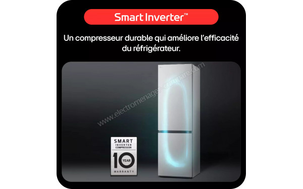 LG GTBV20SWGKD v2 - Compresseur Smart Inverter