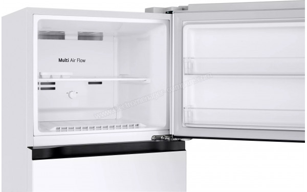 LG GTBV20SWGKD v2 - Vue de l'int&eacute;rieur partie cong&eacute;lateur