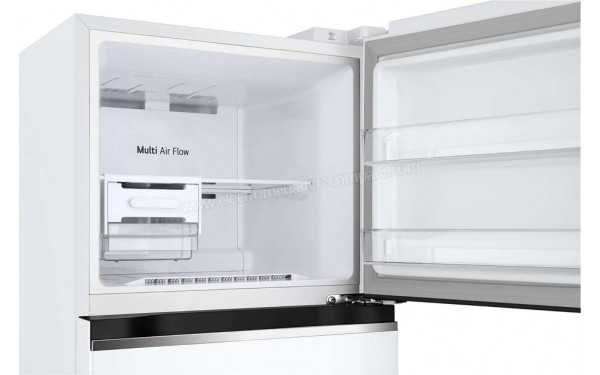 LG GTBV20SWGKD - Vue de l'int&eacute;rieur partie cong&eacute;lateur