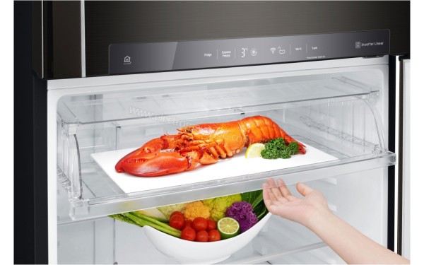 LG GTF7850BL - Vue du bac zone s&egrave;che