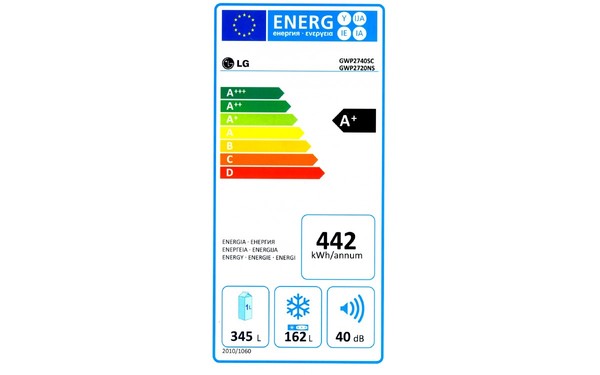 LG GWP2740SC - &Eacute;tiquette &eacute;nergie