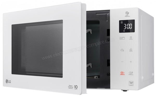 LG MH6336GIH - Vue 3/4 droite porte ouverte