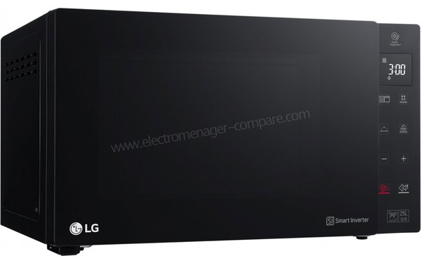 LG MH6535GDS - Vue 3/4 gauche  (cr&eacute;dit : Darty)