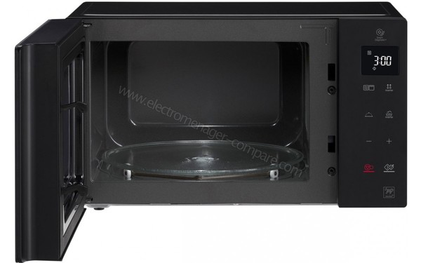 LG MH6535GDS - Vue de face-porte ouverte  (cr&eacute;dit : Darty)