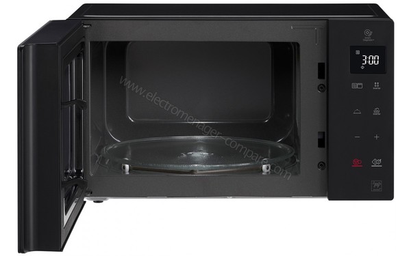 LG MH7235GDR - Vue de face, porte ouverte