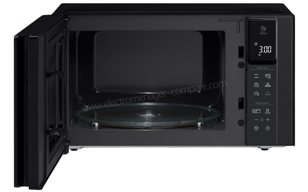 LG MH7295DDS - Vue de face, porte ouverte
