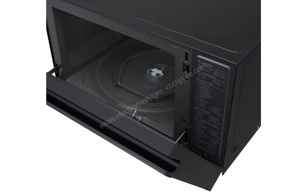 LG MJ3965ACW - Vue du dessus porte ouverte