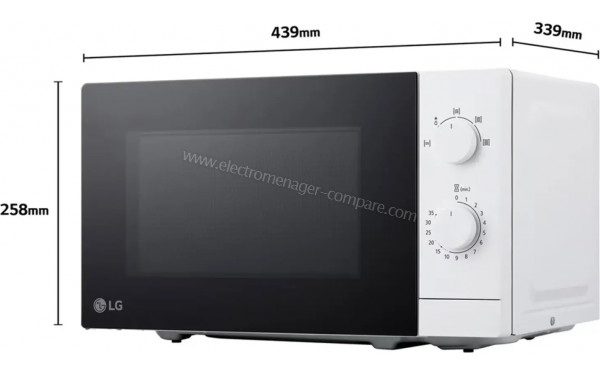 LG MS2082H - Dimensions