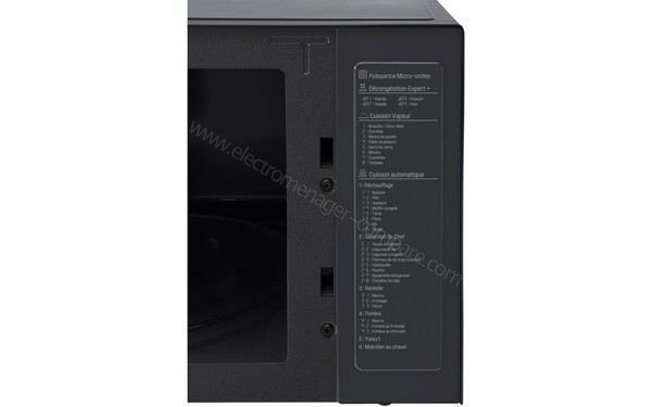LG MS3265DDS - Panneau de commandes2  (cr&eacute;dit : Darty)