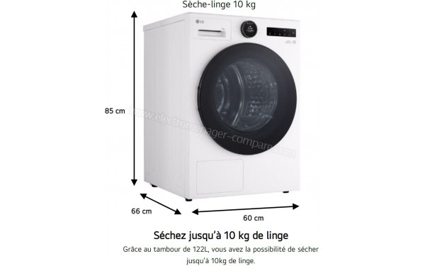 LG RH0X76WH - Dimensions