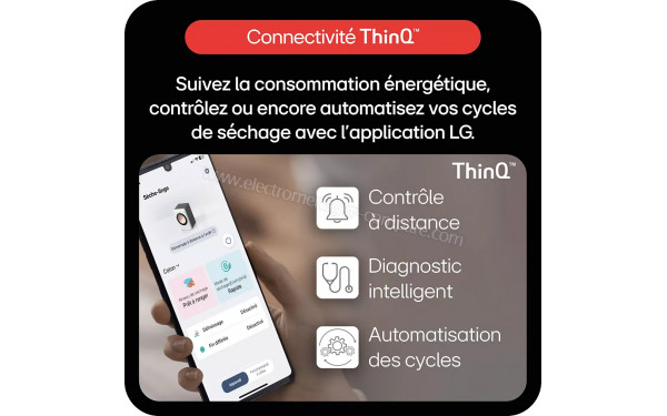 LG RH0X76WH - Application pour smartphones ou tablettes