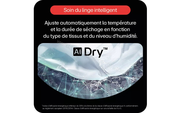 LG RH0X76WH - Soin du linge intelligent