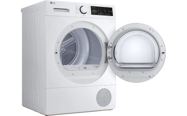 LG RH8D13WH - Vue 3/4 gauche hublot ouvert