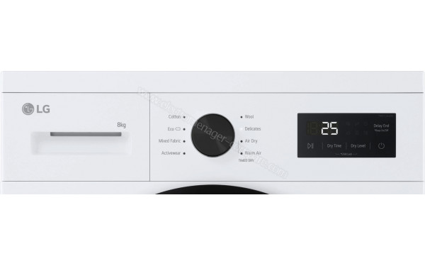 LG RH8N15WHB - Panneau de commandes