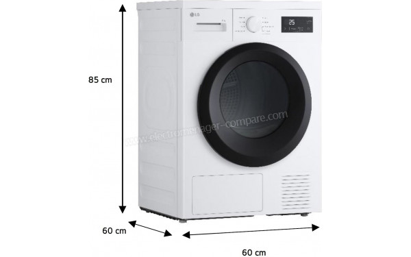 LG RH8N15WH - Dimensions