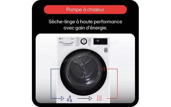 LG RH9X56WH - Pompe &agrave; chaleur