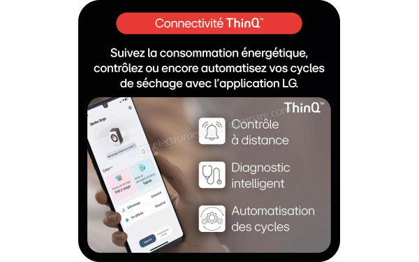 LG RH9X76WH - Application pour smartphones ou tablettes