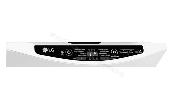LG T14G1GWHS - Panneau de commandes mini lave-linge (cr&eacute;dit : Boulanger)