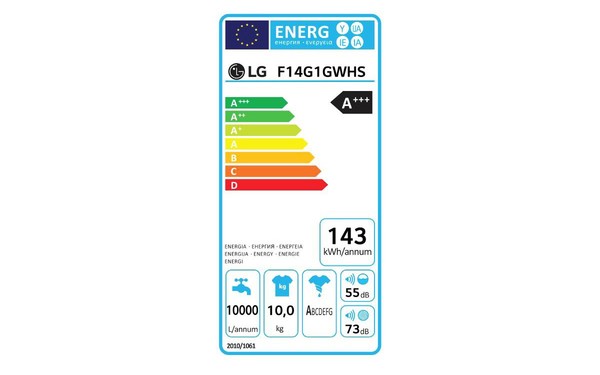 LG T14G1GWHS - &Eacute;tiquette &eacute;nergie