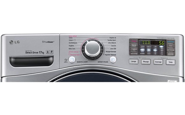 LG T71K22IXS - Panneau de commandes (cr&eacute;dit : Boulanger)