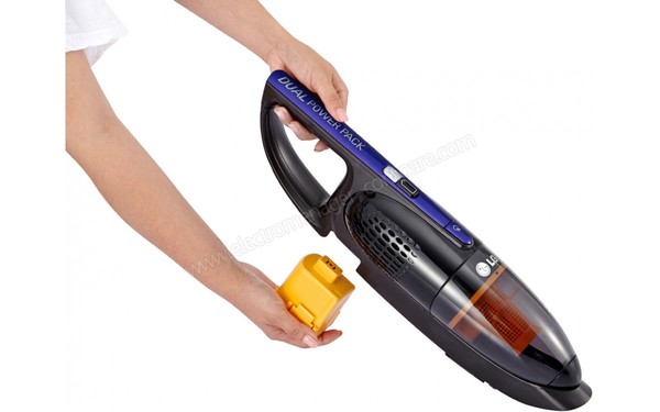 LG VHB511BDB - Vue 3/4 gauche en mode &agrave; main