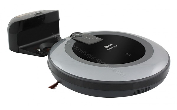 LG VR1010GR - Vue 3/4 gauche avec base de chargement