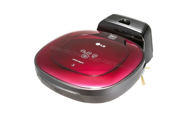 LG VR64701LVMP - Vue 3/4 droite avec base de charge