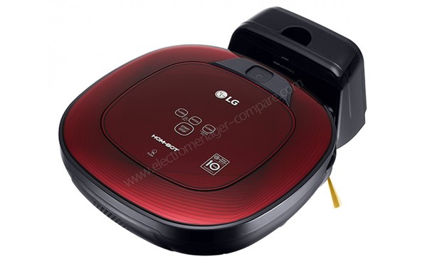 LG VR8602RR - Vue 3/4 droite arri&egrave;re avec base de chargement