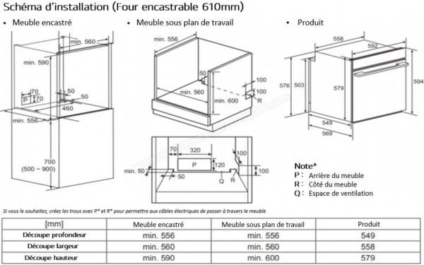 LG WS9D7693CM - Dimensions