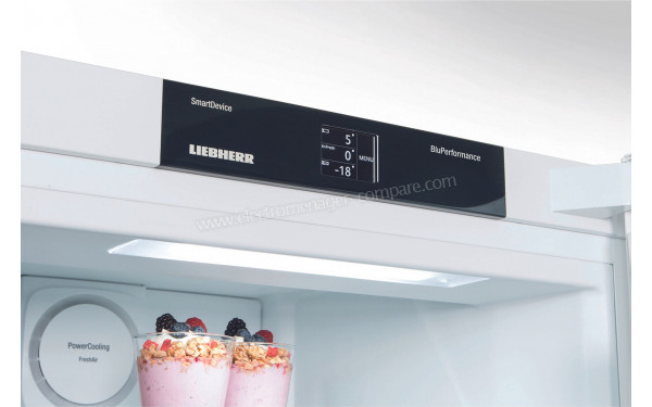 LIEBHERR CBN4835-21 - Panneau de commandes (cr&eacute;dit : Darty)