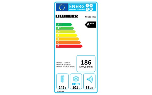 LIEBHERR CBNbs 4815 - &Eacute;tiquette &eacute;nergie